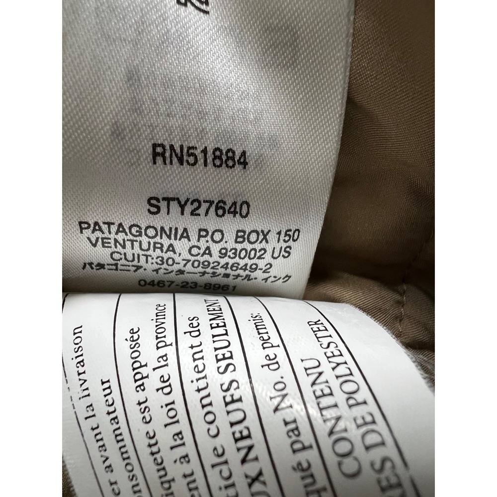 Patagonia Insulated Fjord Flannel Jacket Mens Large Navy Blue Shacket 27640 - Picture 10 of 11